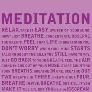 meditatie kussentje
